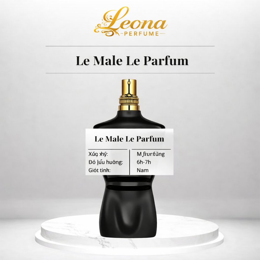 Nước hoa nam LEONA Le Male Le Parfum EDP dung tích 10ml phong cách Gợi cảm, Quyến rũ, Thu hút