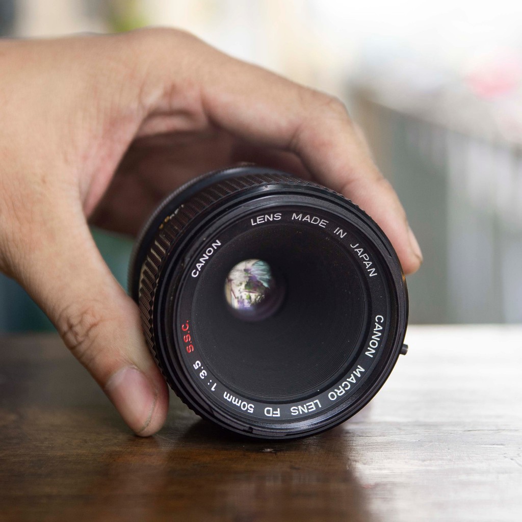 Canon FD Macro 50mm f/3.5 SSC [Ống Kính MF/ Ngàm Canon FD]