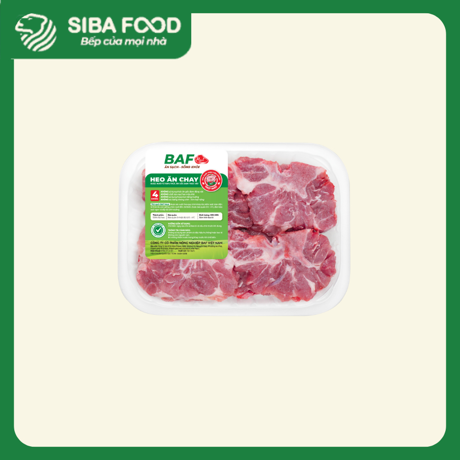 Xương cổ heo ăn chay BAF – Xương heo ăn chay hầm nước ngọt
