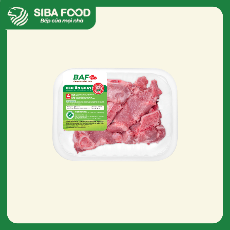 Xương đuôi heo ăn chay BAF – Xương heo ăn chay