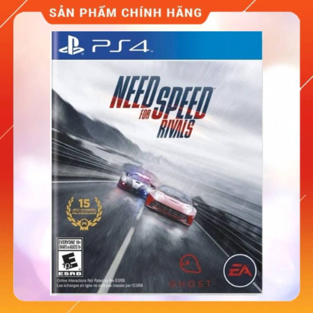 Đĩa game đua xe Ps4 Need For Speed Rivals
