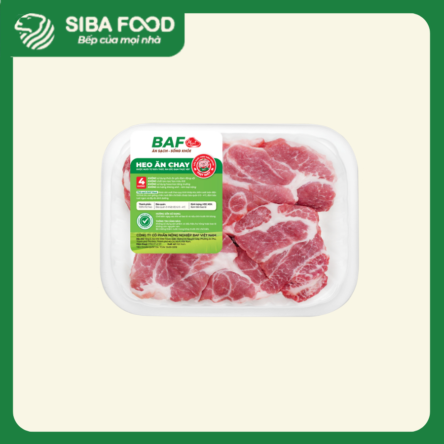 Nạc vai giòn heo ăn chay BAF – Thịt heo ăn chay BaF