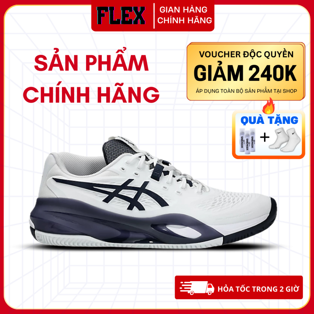 Giày Thể Thao Chơi Pickleball, Tenis GEL X màu xanh chính hãng cho nam nữ FLEX SHOP
