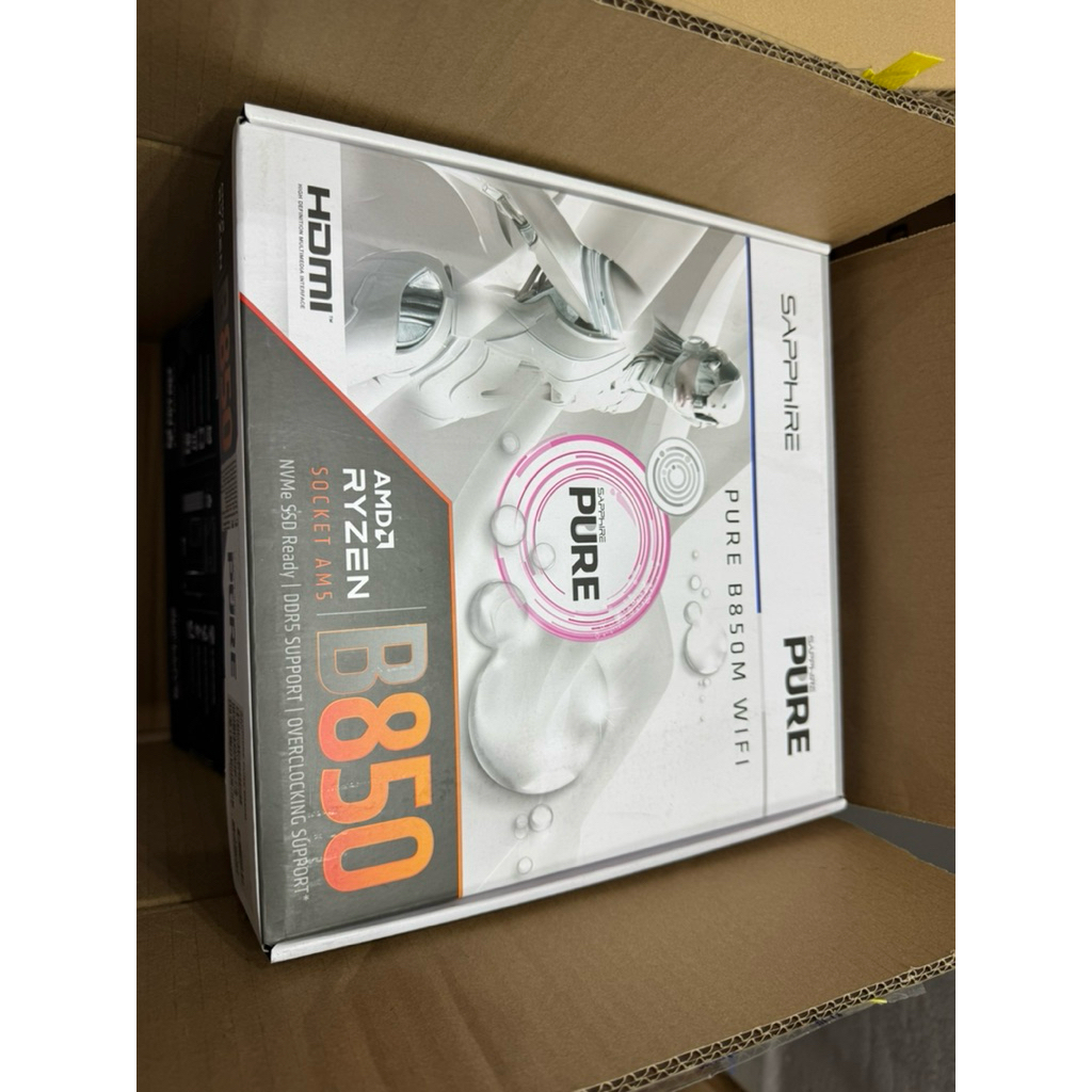 [FULL VAT]Mainboard Sapphire PURE B850M WIFI - AM5 chính hãng