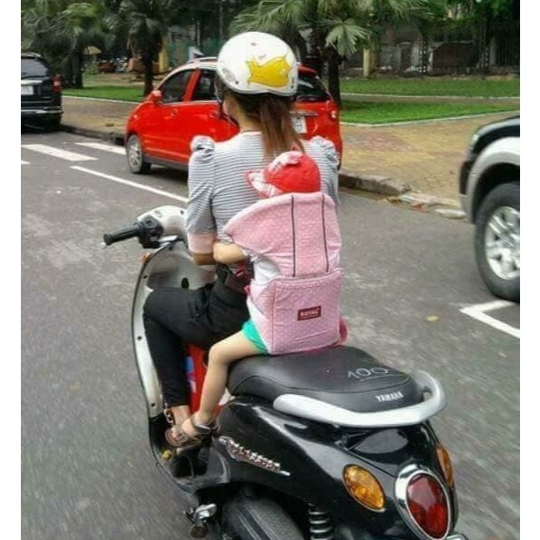 Đai Đi Xe Máy Đỡ Cổ Hahuma Cho Trẻ Em 1-7 Tuổi