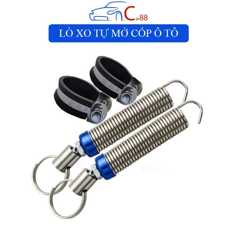 (4) Lò Xo Mở Cốp Ô Tô Sedan Thông Minh Tự Động Nâng Cốp Tiện Lợi Tặng Kèm Đai Cố Định
