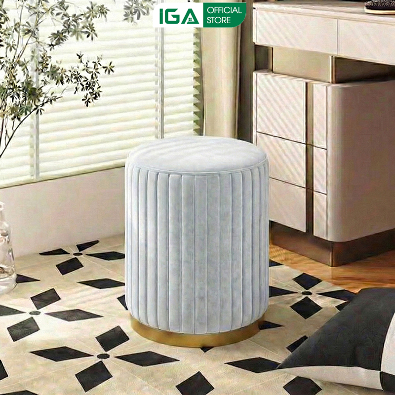 Ghế đôn sofa ghế bàn trà bàn trang điểm decor phòng giá rẻ thương hiệu IGA-GC45