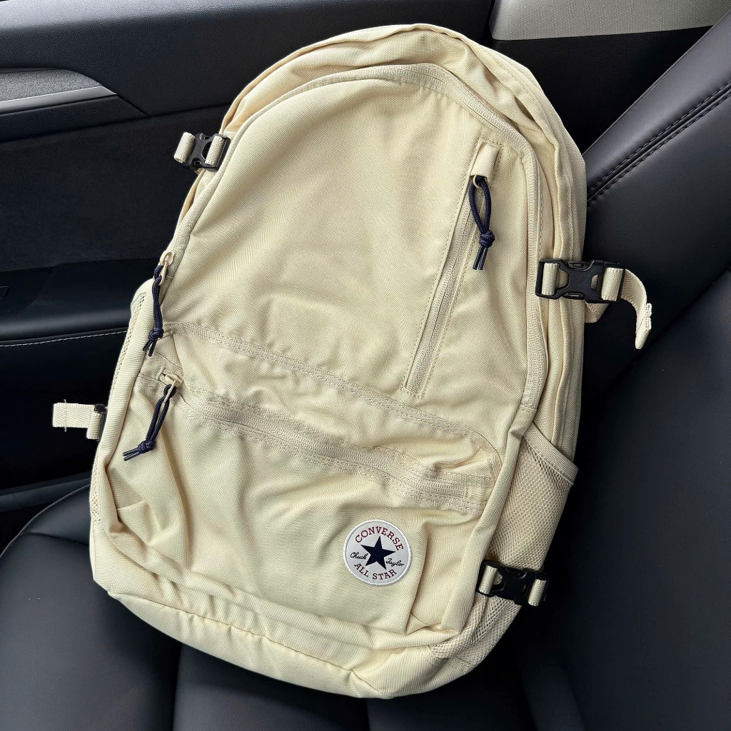 [ Auth 100% ] Balo nam nữ Converse Straight Edge Chính Hãng Màu Be