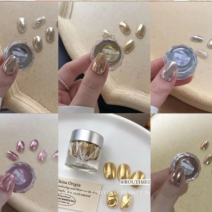 Tráng gương N04 - vàng đậm kemnail25