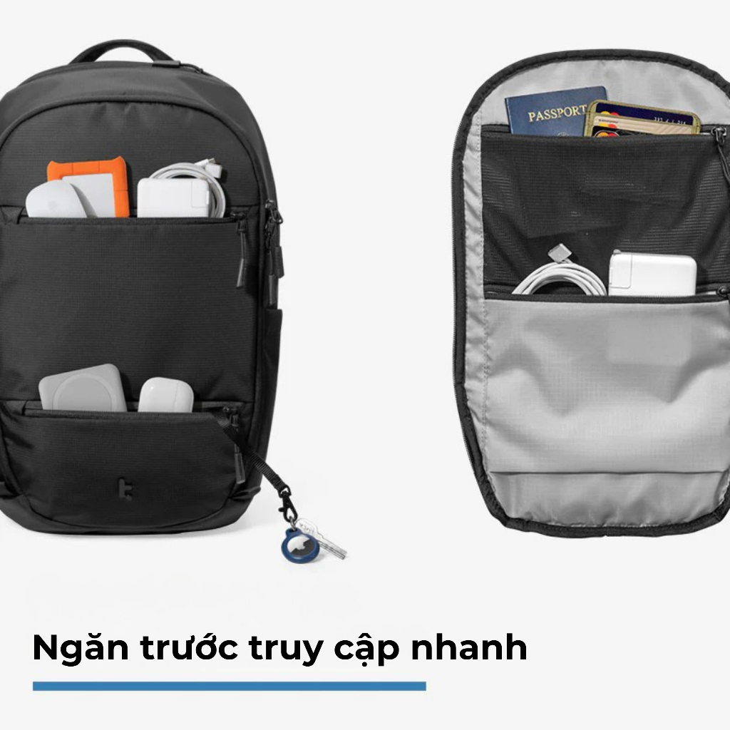 Balo chống sốc cho Macbook/Laptop Tomtoc UrbanEX-T77 Laptop Backpack chính hãng, siêu nhẹ, bền bỉ | BigBuy360 - bigbuy360.vn