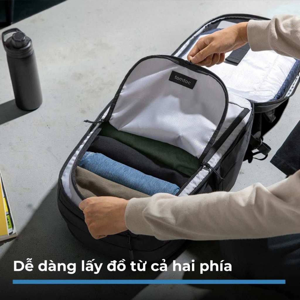 Balo chống sốc cho Macbook/Laptop Tomtoc UrbanEX-T77 Laptop Backpack chính hãng, siêu nhẹ, bền bỉ | BigBuy360 - bigbuy360.vn