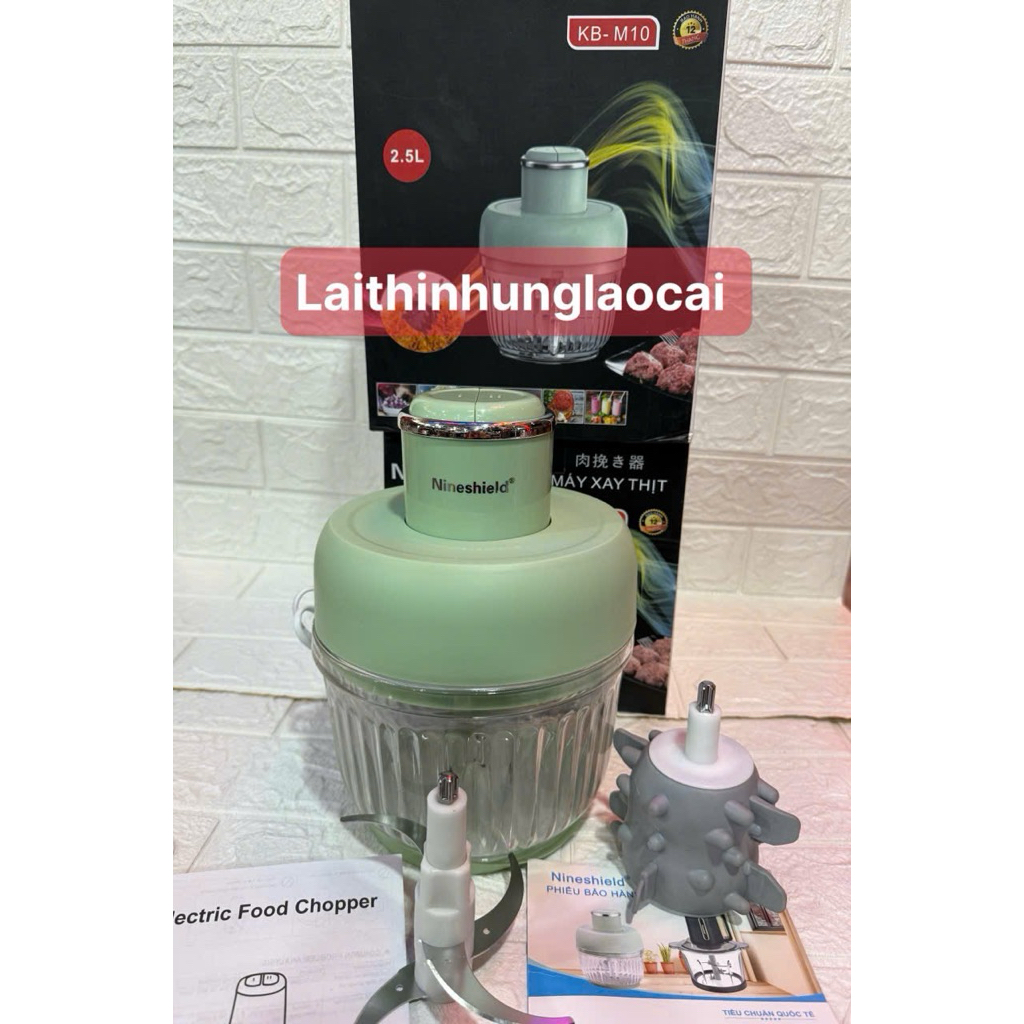 Máy xay thịt đa năng Nineshield 2in1 KB-M10 xay cả thế giới