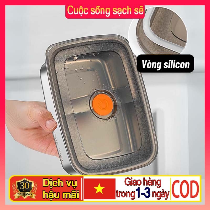 Hộp Bảo Quản Thực Phẩm Inox 304 Cuộc sống sạch sẽ