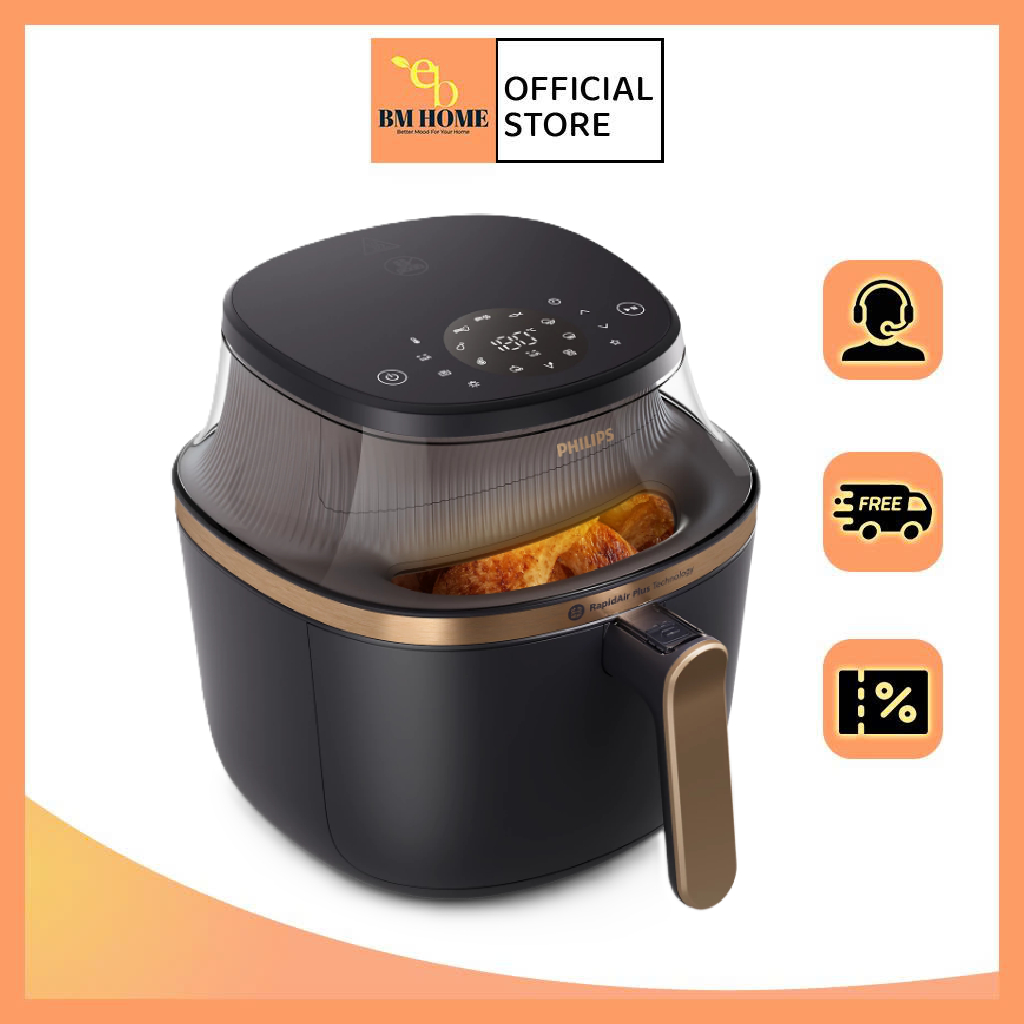 Nồi chiên không dầu Philips NA342 - NA332 - NA322 - Hàng chính hãng - Bảo hành 24 tháng