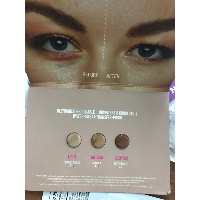 ( huda beauty )sample mẫu thử Kem che khuyết điểm #FAUXFILTER huda beauty