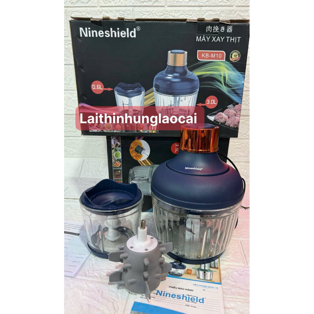 Máy xay thịt Nineshield KB-M10 3in1 xay cả thế giới