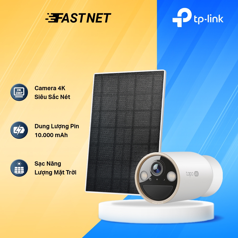 Camera TP-Link Tapo C460/C460 KIT | 4K Sắc Nét, Năng Lượng Mặt Trời, Giá Tốt