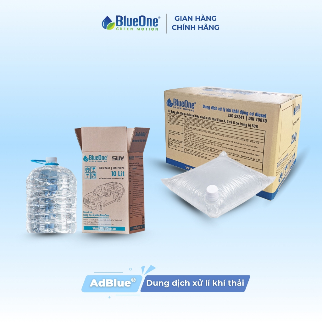 Dung dịch AdBlue - Xử lí khí thải động cơ Diesel