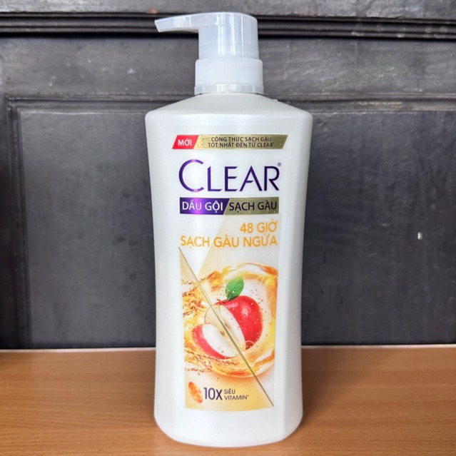 Dầu gội Clear táo giảm gàu ngứa 48 giờ 630g