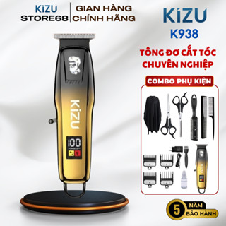 Tông đơ chấn viền, KIZU K938 tăng đơ cắt tóc chuyên nghiệp có chế độ Turbo cực khoẻ