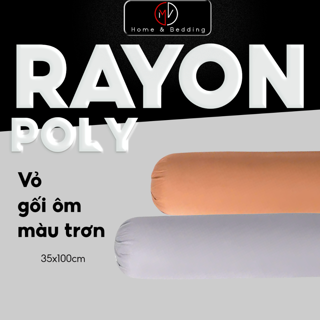 Vỏ Gối Ôm Betty Bedding Tencel Màu Trơn, Size 35x100cm