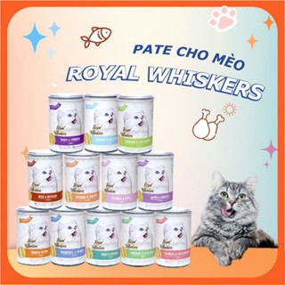 Pate mèo, pate lon  Royal Whiskers 400gr thức ăn cho mèo cung cấp đầy dủ dinh dưỡng vô cùng tiện lợi