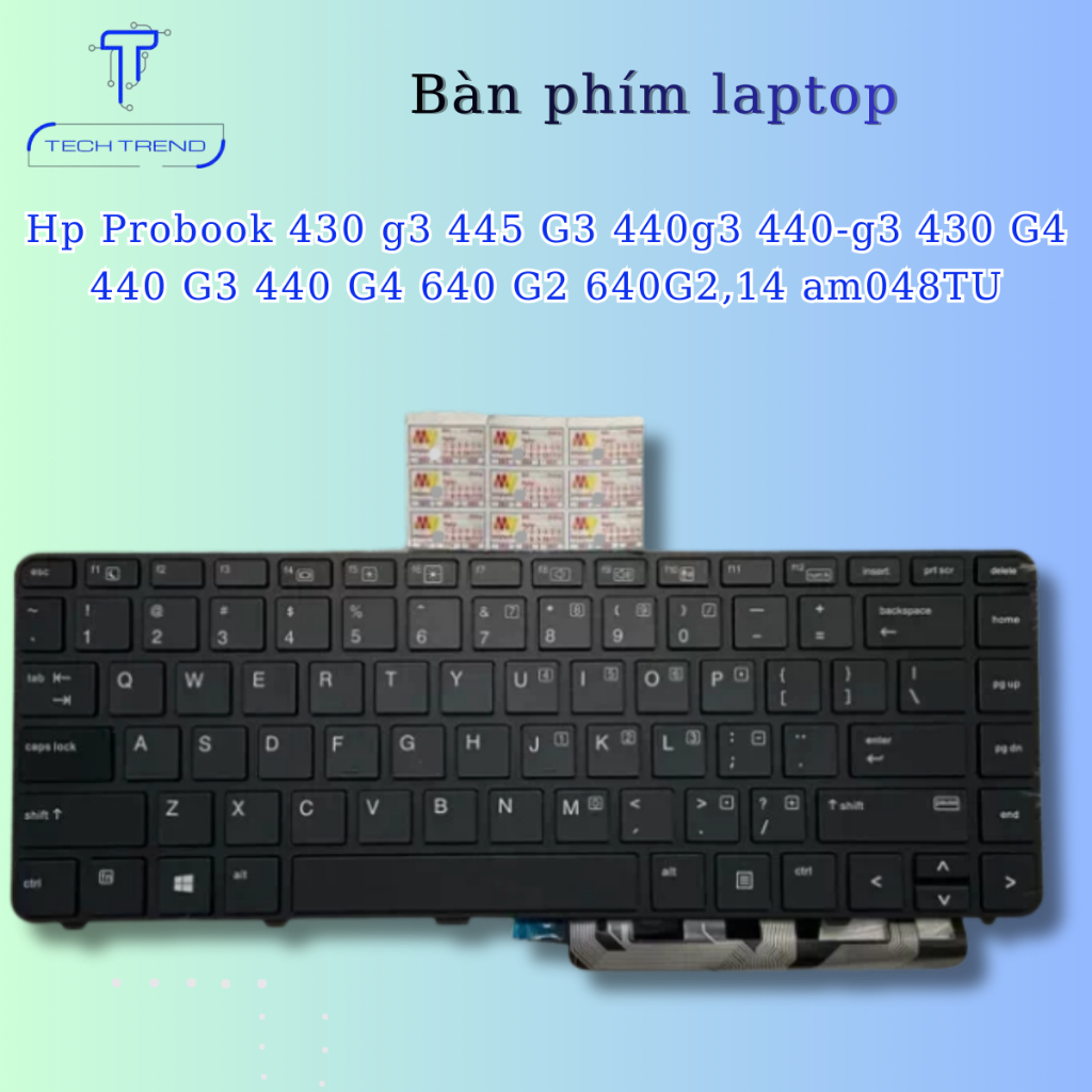 Bàn phím laptop tương thích Hp Probook 430 g3 445 G3 440g3 440-g3 430 G4 440 G3 440 G4 640 G2 640G2,