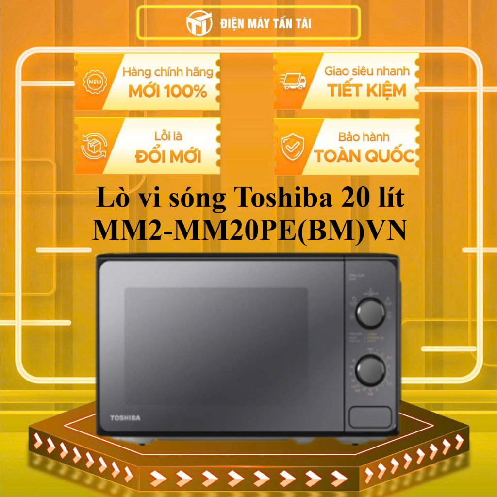 MM2-MM20PE(BM)VN - Lò vi sóng Toshiba 20 lít MM2-MM20PE(BM)VN - GIAO TOÀN QUỐC
