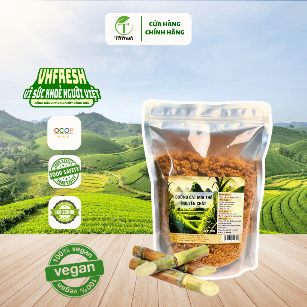 ĐƯỜNG CÁT MÍA THÔ VHFRESH