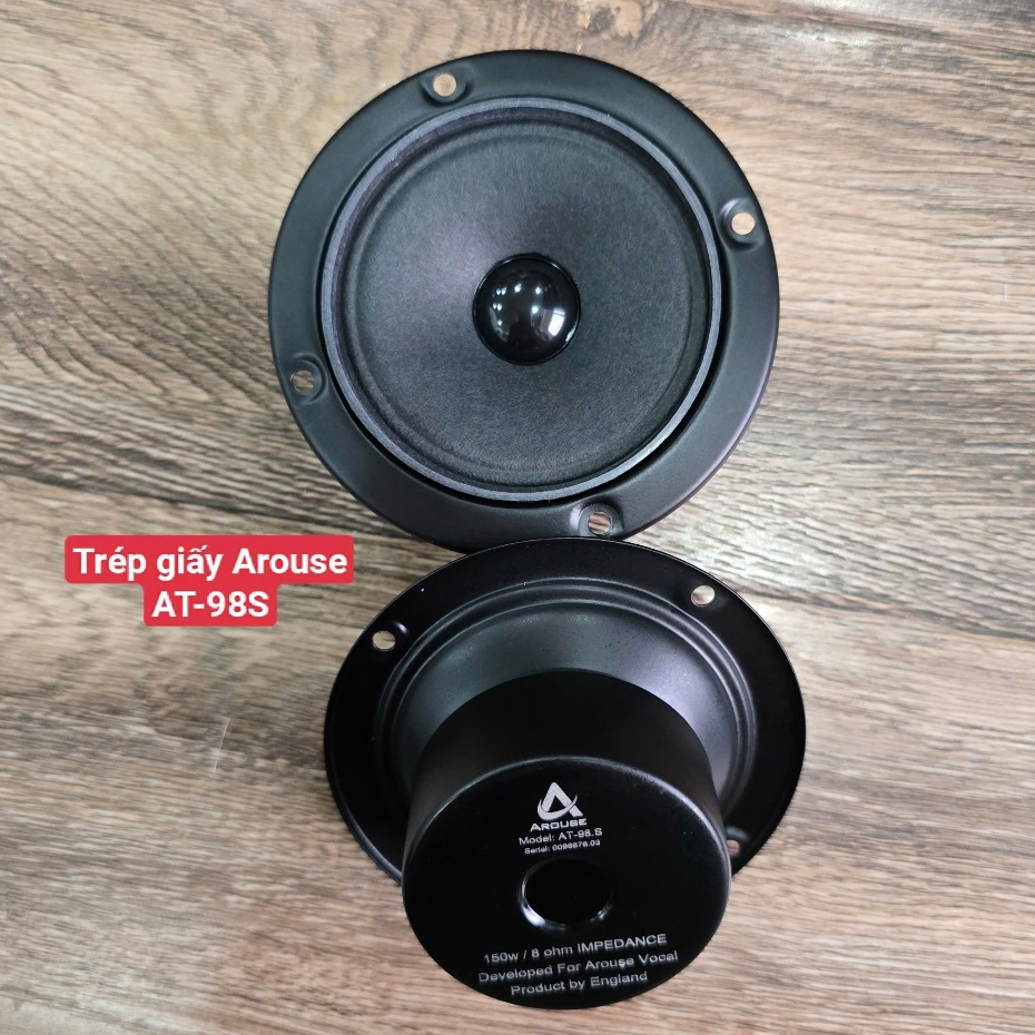 Loa Treble Rời Arouse AT-98S Vành 10cm Công Suất 150W - Nam Châm Bọc Khử Từ Trép Sáng Chi Tiết