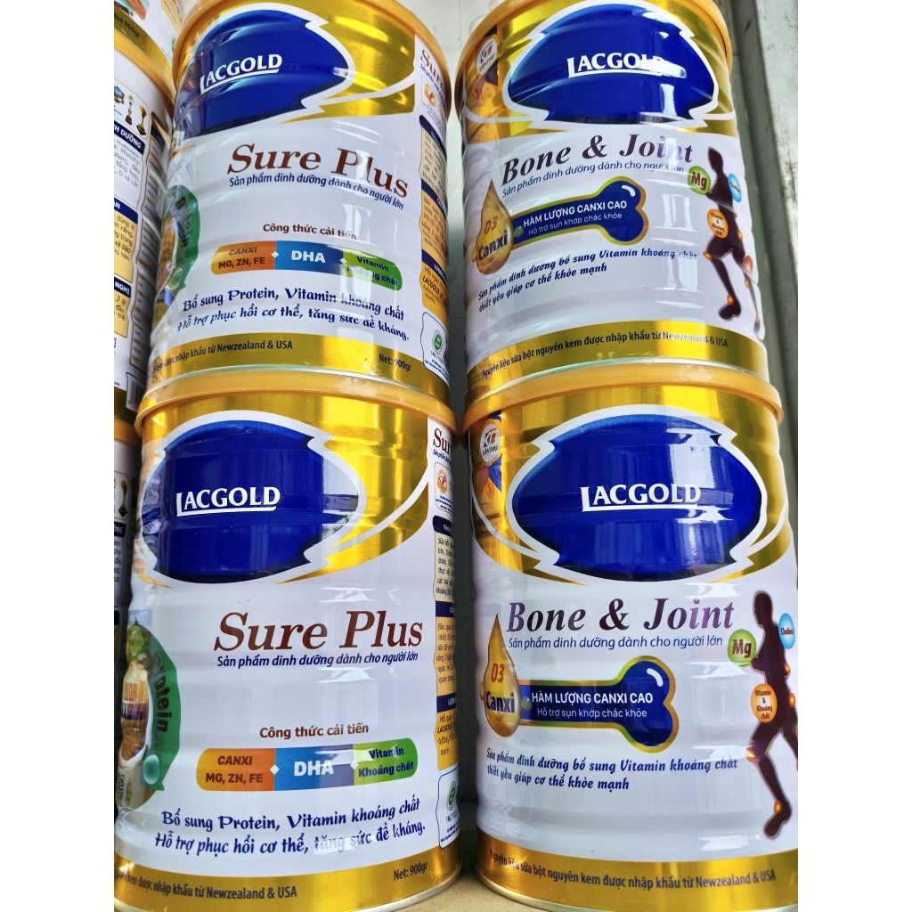 Sữa Lacgold Sure Plus, bone&joint cơ xương khớp date 2027 mẫu mới nhất