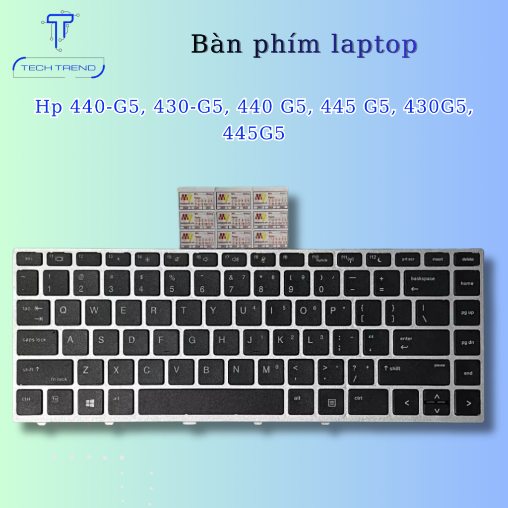 Bàn phím laptop tương thích Hp 440-G5, 430-G5, 440 G5, 445 G5, 430G5, 445G5 New 100%
