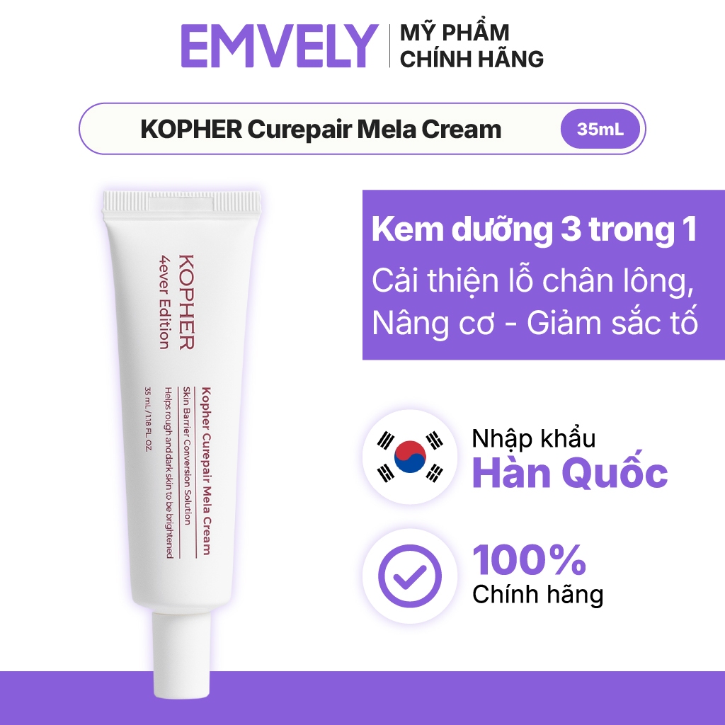 Kem dưỡng KOPHER Curepair Mela Cream (35mL)