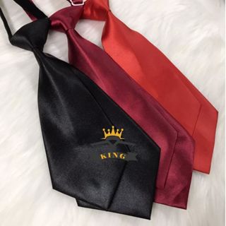 Cà vạt nữ KING caravat học sinh và công sở vải phi bóng nhọn 2 lá style hàn quốc kỷ yếu đẹp giá rẻ C25