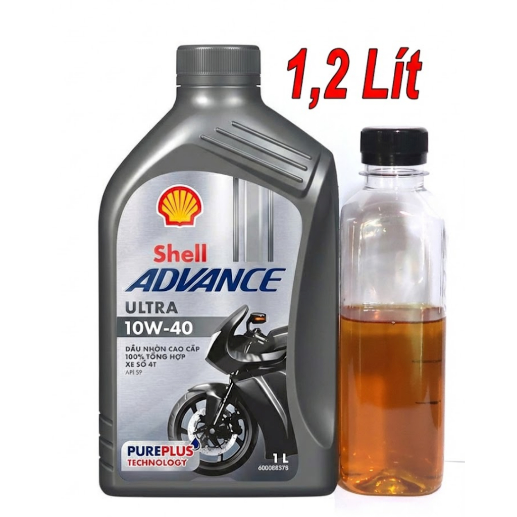 1,2L Shell ADVANCE ULTRA 10W40 Cho Winner, Sonic
