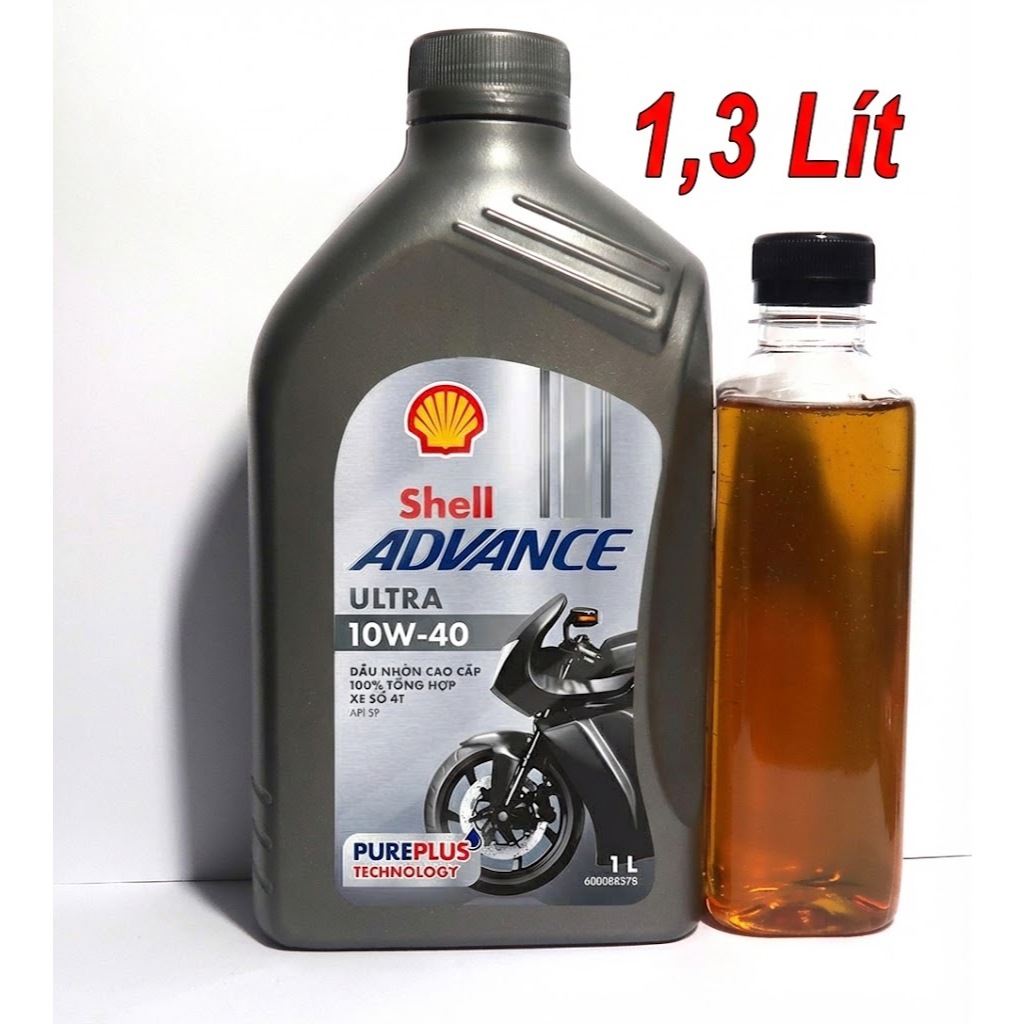 1,3L Shell ADVANCE ULTRA 10W40 Cao Cấp