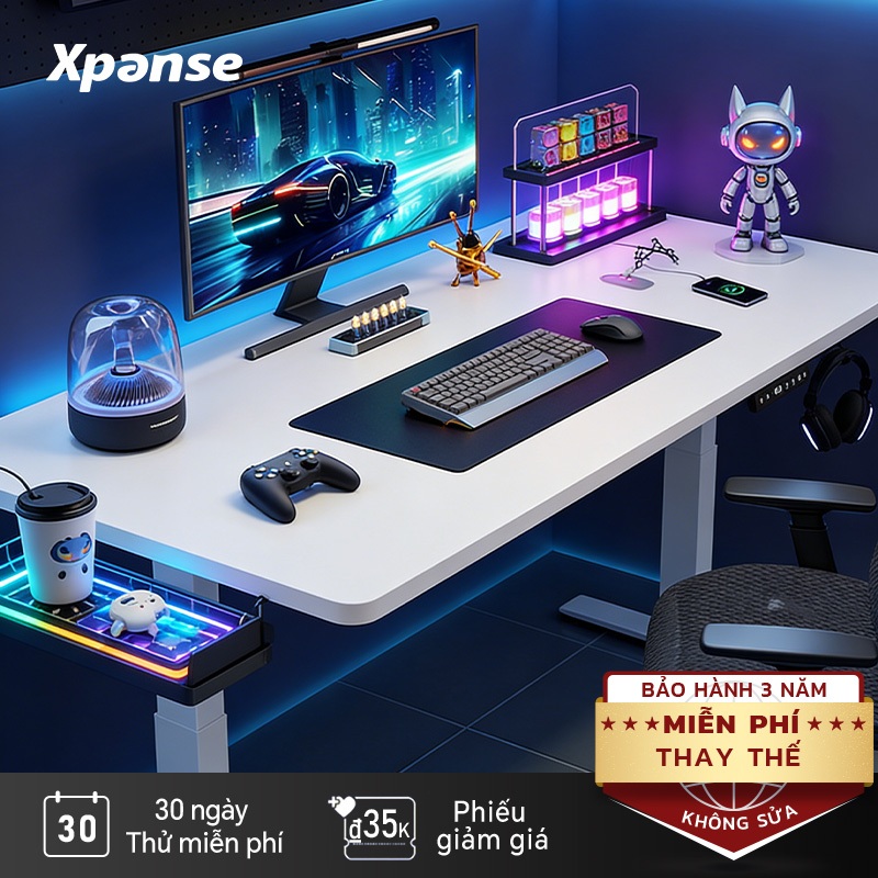 Bàn Nâng Hạ Thông Minh Xpanse Z-B6, Bàn Làm Việc Và Học Tập Cao Cấp. Điều chỉnh thông minh, tối giản và hiệu quả