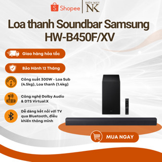 Loa Thanh Soundbar Samsung B-Series HW-B450F 2.1 Kênh Tích Hợp Loa Trầm (2025) - Bảo Hành 12 Tháng