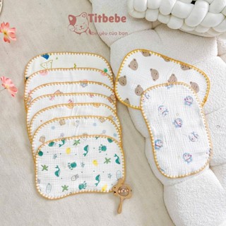 Gối Xô Sơ Sinh - Gối Xô 10 Lớp Muslin Phong Cách Hàn Quốc Cho Bé Sơ Sinh Siêu Mềm, Mịn, Thấm Hút Mồ Hôi Tốt