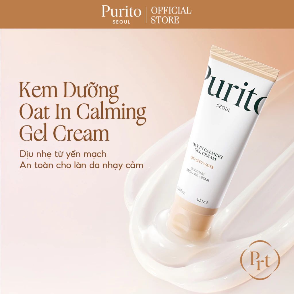 [KOL] Kem Dưỡng Da Yến Mạch PURITO Oat in Calming Gel Cream 100ml