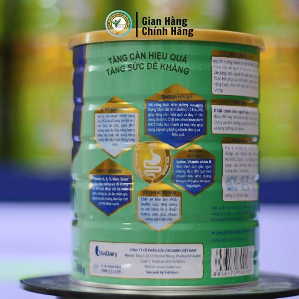 [VitaDairy] Oggi Cho Người Gầy - Tăng Cân Hiệu Quả - Tăng Sức Đề Kháng