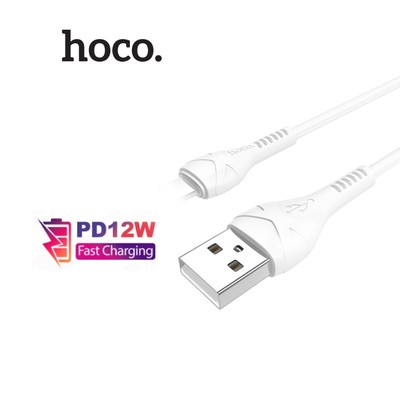 Cáp Sạc nhanh Hoco X37 PD12W USB to IP dài 50cm hỗ trợ truyền dữ liệu,dùng cho ip6/7/8/X/11/12/13/14