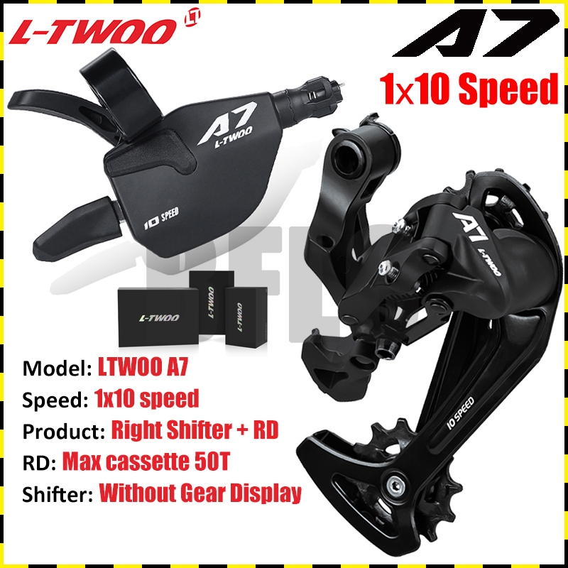 LTWOO A7 10 tốc độ 50T Elite Shifter + Rear Derailleurs cho bộ phận xe đạp núi Phiên bản mới