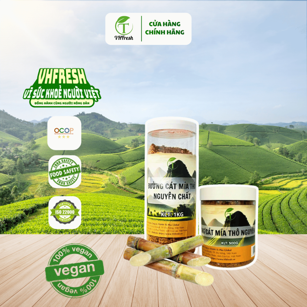 ĐƯỜNG CÁT MÍA THÔ HŨ VHFRESH