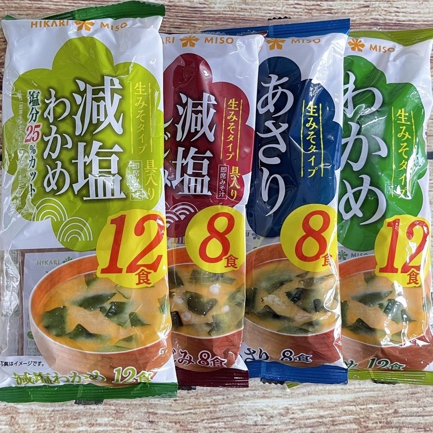 Súp miso Wakame Hikari Miso Nhật Bản