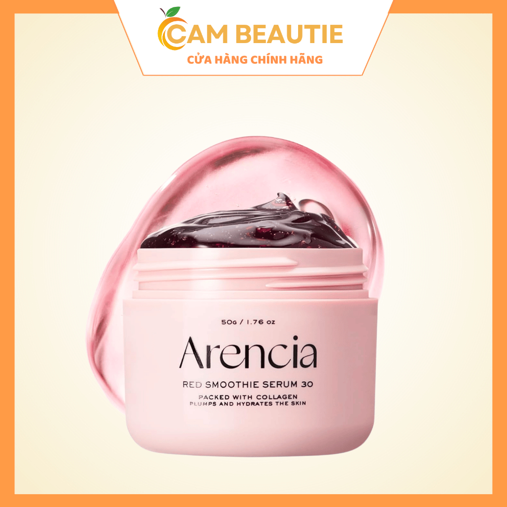 Serum Sáng Da Dưỡng Ẩm Arencia Fresh Red Smoothie 30 50g/20g Phục Hồi