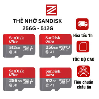 Thẻ nhớ Sandisk Ultra Micro 128GB - 256GB - 512GB chính hãng A1 UHS-I 150MB/S