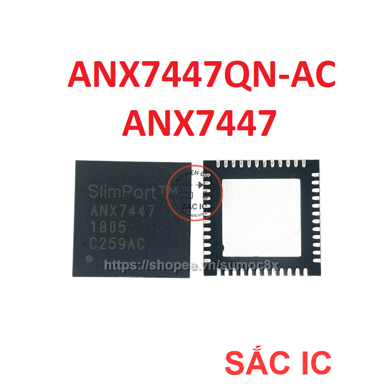 [A596] ANX7447QN-AC-R ANX7447QN ANX7447 7447 ic nguồn trên bo mạch - Mới nguyên bản - Original NEW