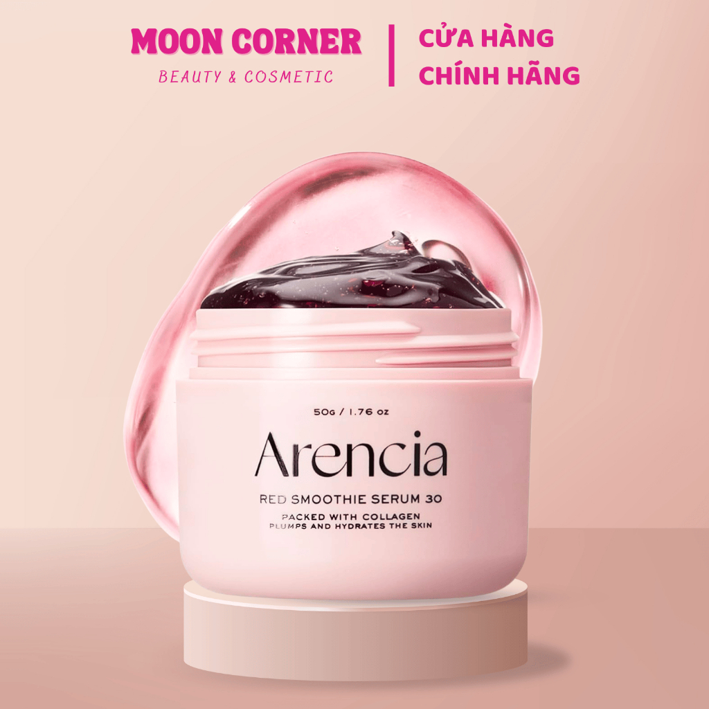 Serum Sáng Da Dưỡng Ẩm Arencia Fresh Red Smoothie 30 20g Phục Hồi