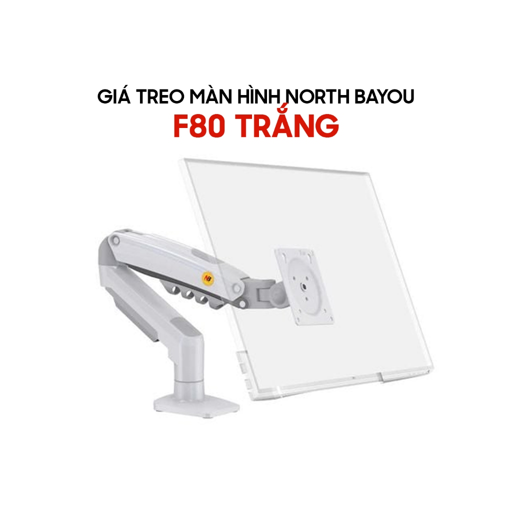 Giá Treo Màn Hình North Bayou F80 EZ90 EMA7304 Warrior WA-MH0801 WA-MH0801 Đen/Trắng 17-32 inch